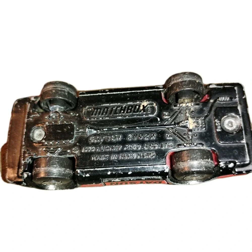 Vtg Matchbox Lesney MB24 1979 Datsun 280 ZX Black Red-orange Hong Kong Superfast